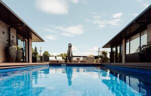 Pool to Lounging deck