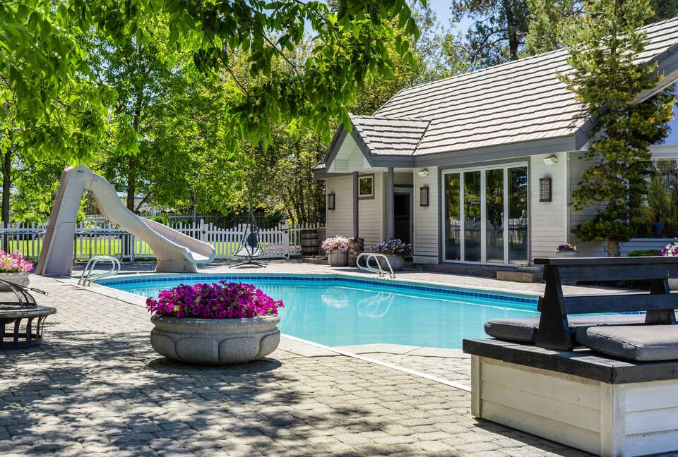 Pool and Pool House