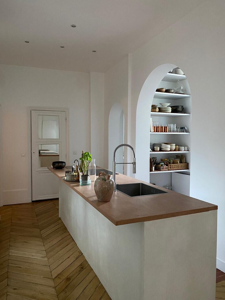 Refined Minimalist Apartment by Paris’s Iconic Passages - Paris, France