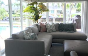 Canal-Side Pool Living Near Atlantic Avenue in Delray Beach - Delray Beach, Florida