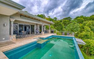Infinity Edge Pool Above Carara Rainforest and Pacific Coast - Tarcoles, Costa Rica