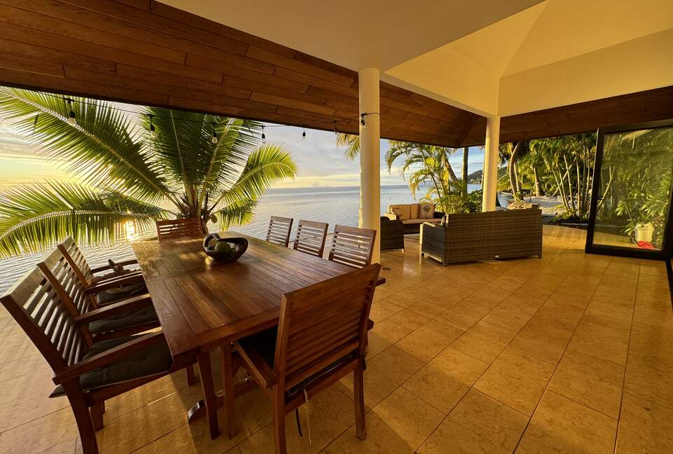 Magical Ocean Front Villa and Sunset Views - Tevaitoa, French Polynesia