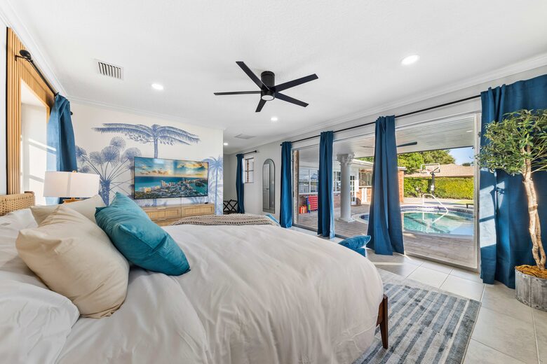 Waterfront Retreat with Pool, Pickleball & Sauna - West Palm Beach, Florida