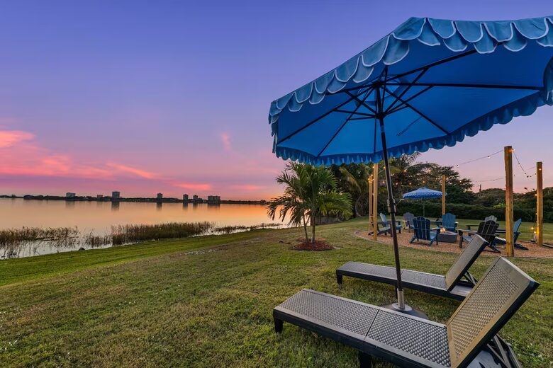 Waterfront Retreat with Pool, Pickleball & Sauna - West Palm Beach, Florida