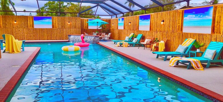Siesta Key Tiki Hut Hideaway | With large private pool & spa - Sarasota, Florida