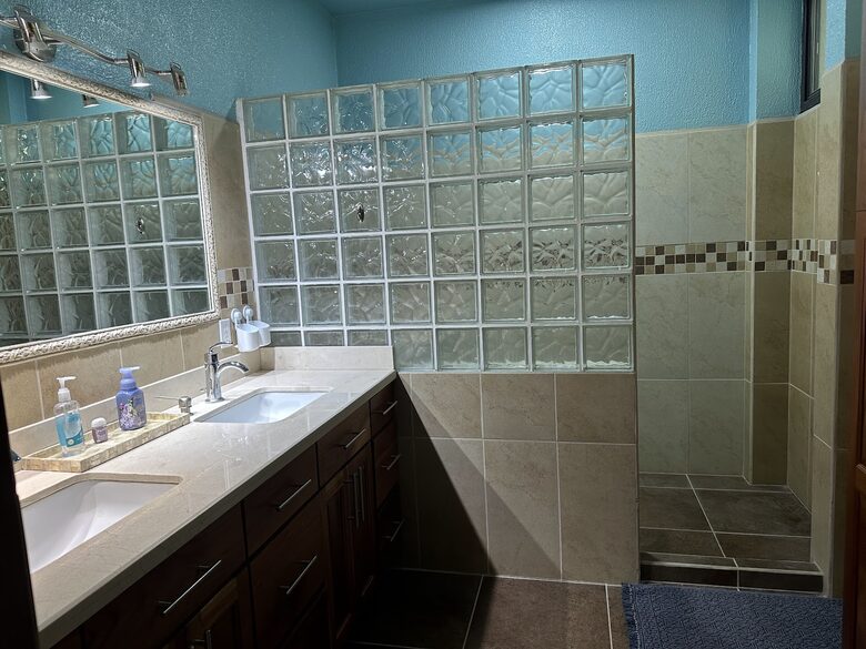 Master bathroom