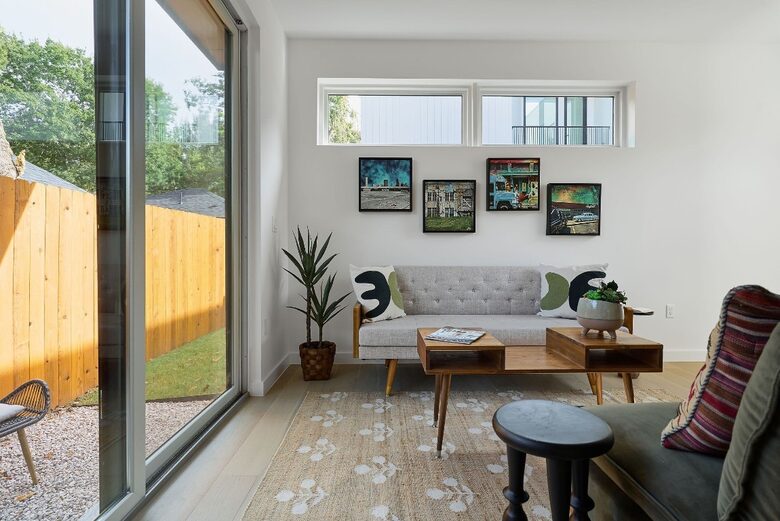 Modern East Austin Retreat with Private Yards Near Downtown - Austin, Texas