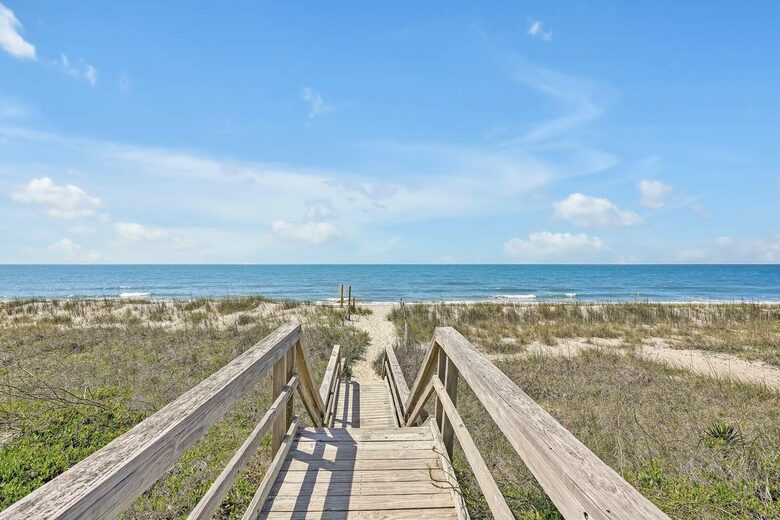 Grand Oceanfront Home on Oak Island - Oak Island, North Carolina