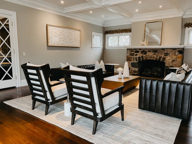 Living Room with Fireplace