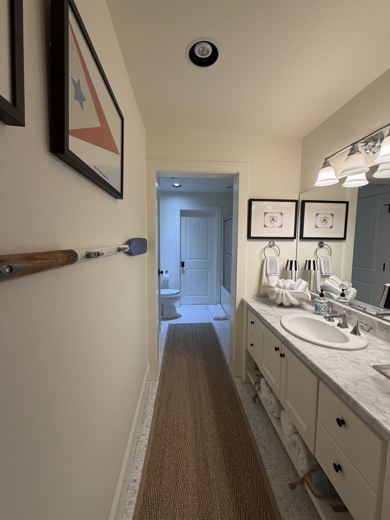 Lower Level Bathroom with Shower & Bathtub