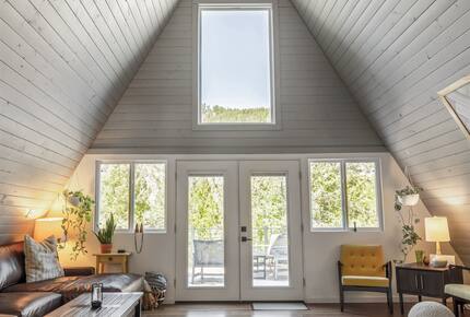 Scandinavian A-Frame with Sauna & Private Forest Trail - Grant, Colorado