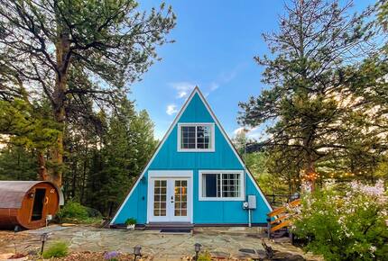 Scandinavian A-Frame with Sauna & Private Forest Trail - Grant, Colorado