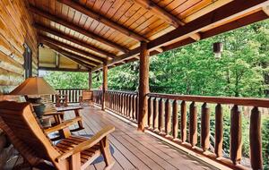 Seven-Acre Mountain Lodge with Long-Range Smoky Views - Maggie Valley, North Carolina