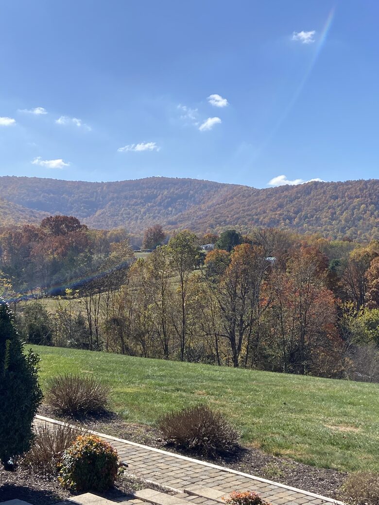 Shenandoah Valley Log Retreat with Mountain Views - Bentonville, Virginia