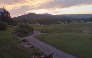 On the 18th Tee at Owl’s Nest | White Mountain Horizon - Campton, New Hampshire