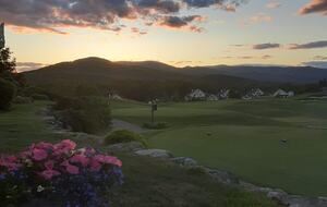 On the 18th Tee at Owl’s Nest | White Mountain Horizon - Campton, New Hampshire