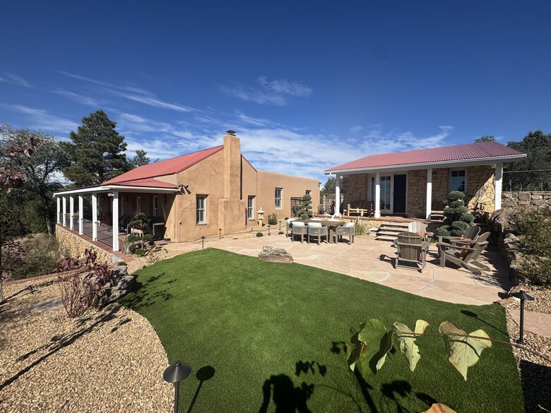 East Patio and Studio building