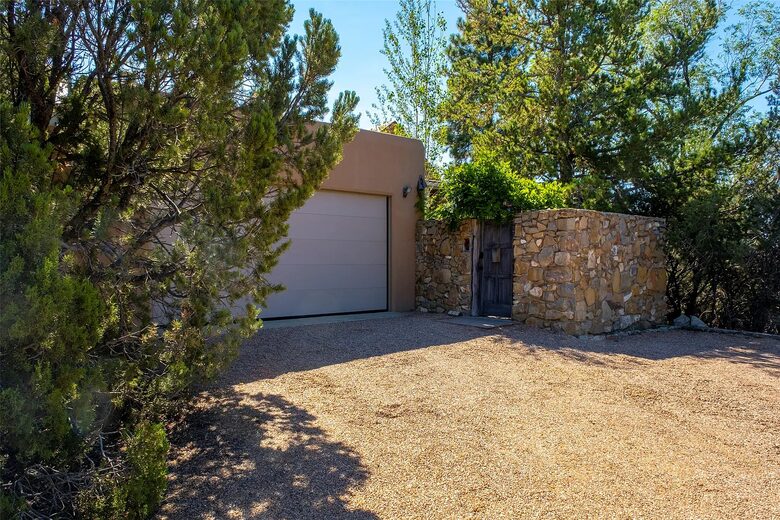 Garage and patio entrance