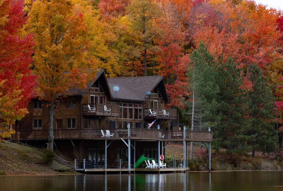 Hidden Lake Estate | Private 80-Acre Lakefront Retreat - Little Meadows, Pennsylvania