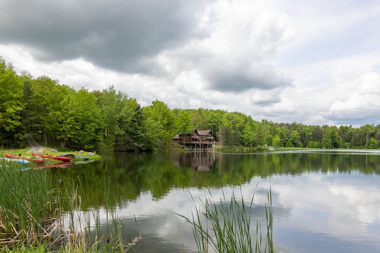 Hidden Lake Estate | Private 80-Acre Lakefront Retreat - Little Meadows, Pennsylvania