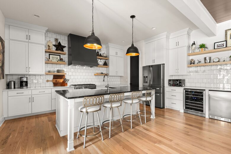 Fully stocked entertainers kitchen
