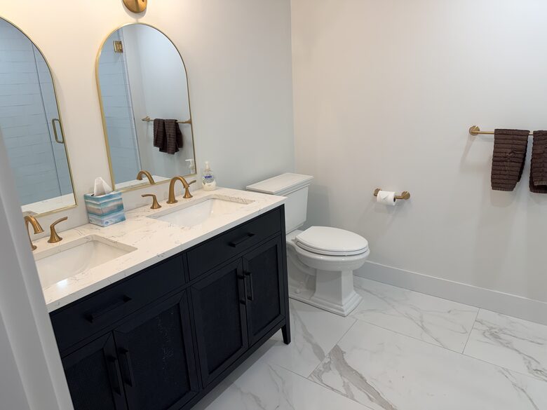 Basement full bath