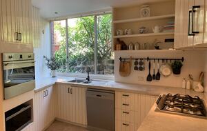 Large kitchen with SMEG appliances