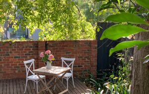 Deck, accessed via sliding doors in loungeroom