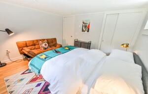 Bedroom 2 - Queen Bed + Sleeper Couch