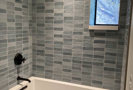 Bunk room bathroom