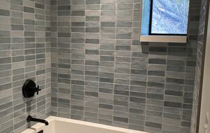 Bunk room bathroom