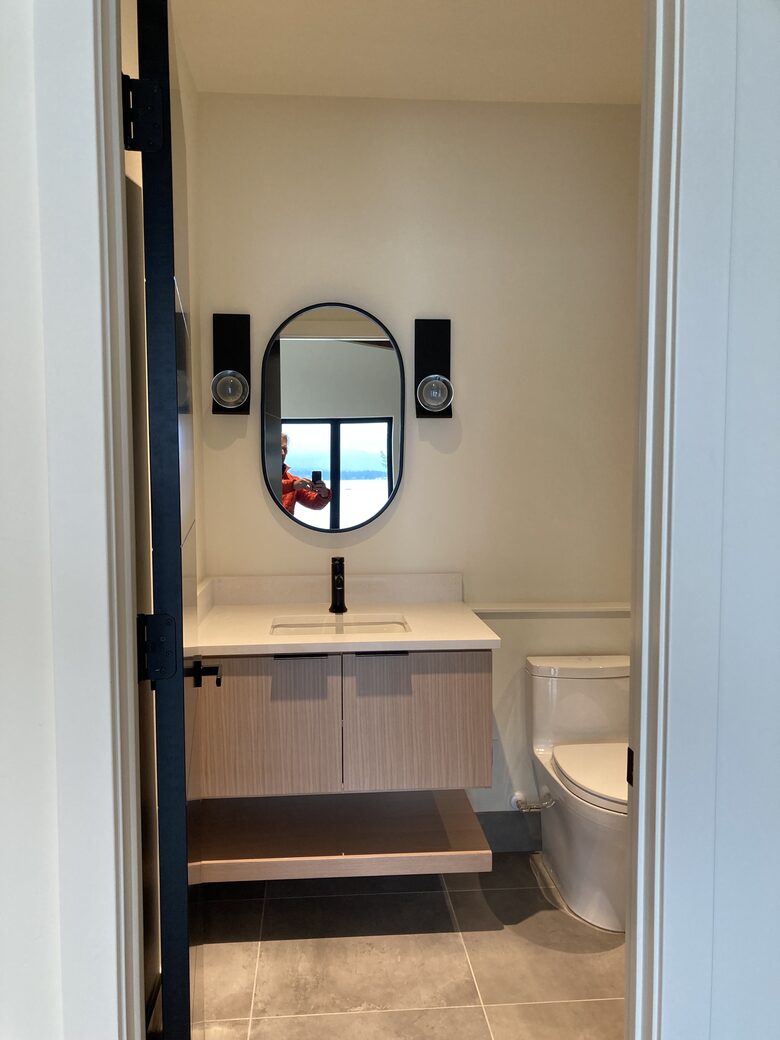 Bunk room bathroom