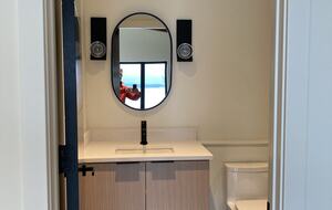 Bunk room bathroom