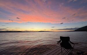 Sunset from dock