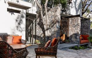 Patio seating -- lots of it!