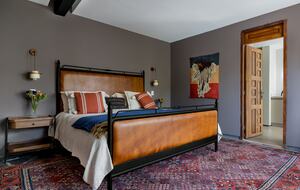 Primary bedroom (king) with ensuite bath, balcony