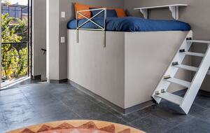 Third Floor bedroom (queen) with private patio, ensuite bath