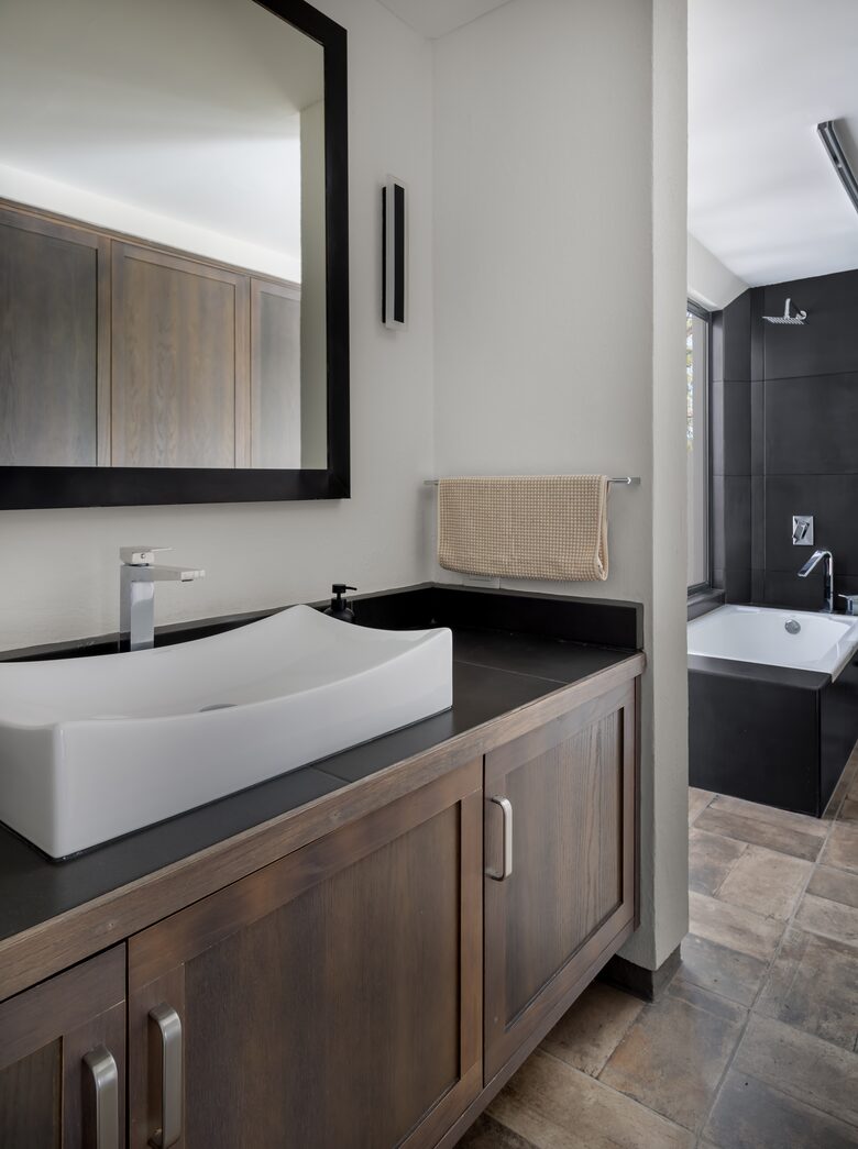 Third Floor bedroom with ensuite bath and tub