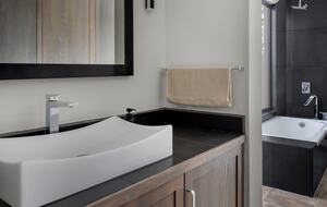 Third Floor bedroom with ensuite bath and tub
