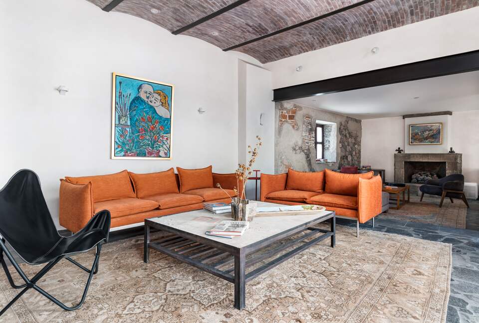 Plenty of room to stretch out or entertain, with pool views