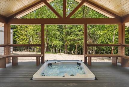 Forest Retreat with Covered Hot Tub Near Whitefish Mountain Resort - Whitefish, Montana