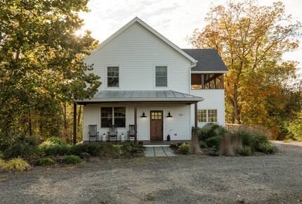 Modern Farmhouse Retreat with Waterfall Views in the Catskills - Kerhonkson, New York