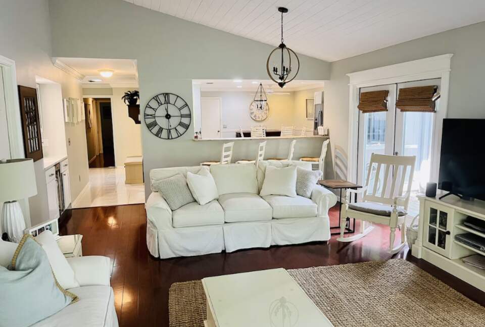 two full-size sofas