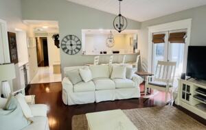 two full-size sofas