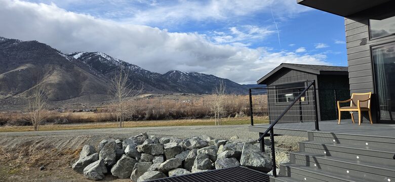 Sierra View Tiny Home Above a Private Pond - Genoa, Nevada