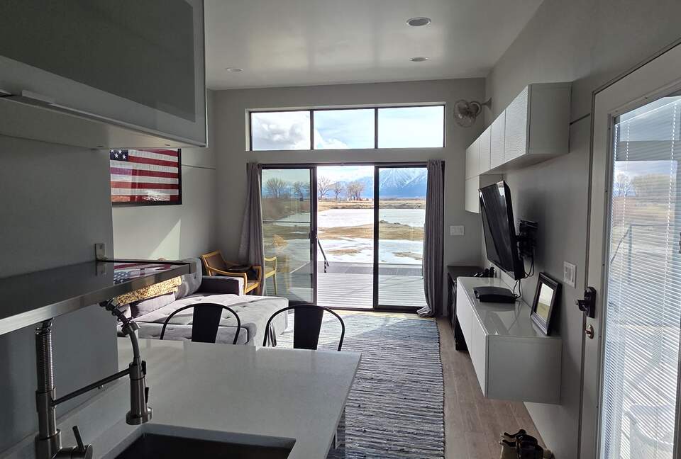 Sierra View Tiny Home Above a Private Pond - Genoa, Nevada