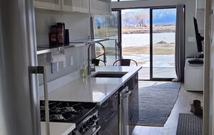 Sierra View Tiny Home Above a Private Pond - Genoa, Nevada