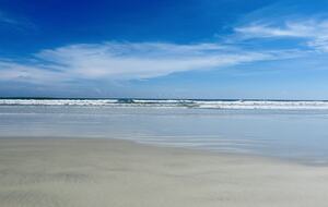 short walk to beautiful beach