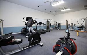 Free weights, Nautilus, and Sauna
