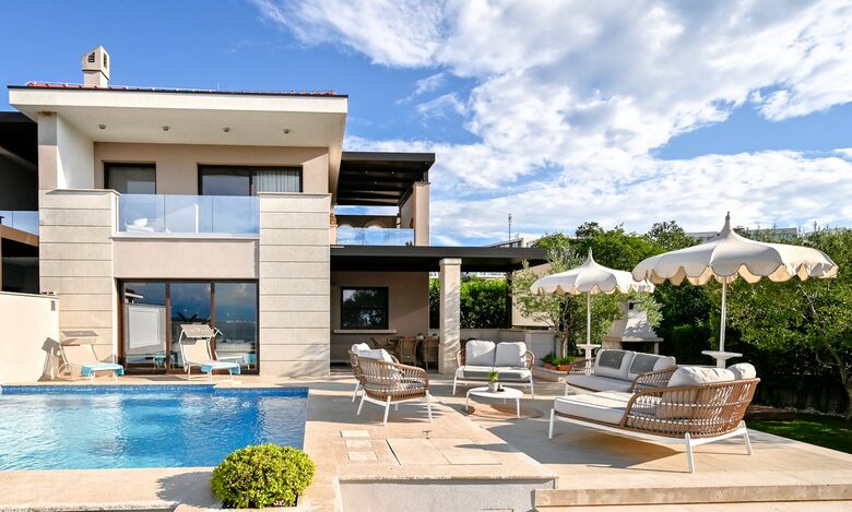 Adriatic Elegance in Coastal Malinska - Zidarići, Croatia